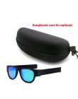 VIVIBEE nowość lustro mężczyźni spolaryzowane składane okulary przeciwsłoneczne New Arrival Slap Sport składany nadgarstek odcie