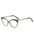 45651 kocie oko ramki okularów z tworzywa sztucznego tytanu kobiety trendy nit style moda komputerowe okulary optyczne