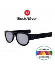 VIVIBEE nowość lustro mężczyźni spolaryzowane składane okulary przeciwsłoneczne New Arrival Slap Sport składany nadgarstek odcie