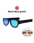 VIVIBEE nowość lustro mężczyźni spolaryzowane składane okulary przeciwsłoneczne New Arrival Slap Sport składany nadgarstek odcie