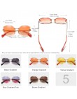 KINGSEVEN DESIGN Fashion Lady okulary przeciwsłoneczne 2019 Rimless damskie okulary przeciwsłoneczne Vintage oprawki ze stopu kl