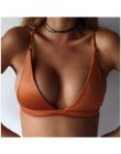 2020 Bikini topy Sexy kobiety strój kąpielowy Top Solid Color biustonosz kąpielowy strój kąpielowy kostiumy kąpielowe damskie Bi