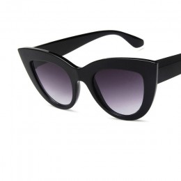 COOYOUNG nowe okulary przeciwsłoneczne cat eye kobiety marka projektant Vintage lusterko dla kobiet obiektyw okulary UV400