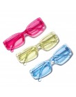 YOOSKE Vintage małe kwadratowe okulary przeciwsłoneczne damskie marka projektant Retro okulary prostokąt okulary kobiece cukierk