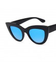 COOYOUNG nowe okulary przeciwsłoneczne cat eye kobiety marka projektant Vintage lusterko dla kobiet obiektyw okulary UV400
