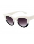 COOYOUNG nowe okulary przeciwsłoneczne cat eye kobiety marka projektant Vintage lusterko dla kobiet obiektyw okulary UV400