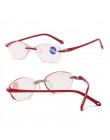 Okulary do czytania kobiety okulary do czytania okulary Retro Oculos De Grau Feminino nadwzroczność Progressive + 1.00 + 1.50 + 