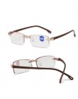 Okulary do czytania kobiety okulary do czytania okulary Retro Oculos De Grau Feminino nadwzroczność Progressive + 1.00 + 1.50 + 