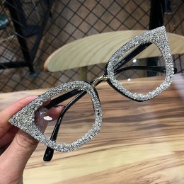 2019 Vintage oprawki do okularów kocie oczy retro kobieta marka projektant gafas De Sol srebrne złoto zwykłe okulary Gafas okula