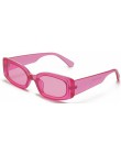 YOOSKE Vintage małe kwadratowe okulary przeciwsłoneczne damskie marka projektant Retro okulary prostokąt okulary kobiece cukierk
