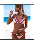 Biquini drukuj 2019 kwiatowy bikini kobiety wzburzyć stroje kąpielowe Feminino dwuczęściowy strój kąpielowy Sexy stroje kąpielow