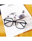 YOOSKE Fashion ponadgabarytowe okulary ramka kobiety mężczyźni jasne okulary optyczne Vintage oprawki okularowe