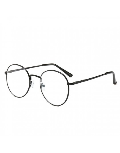 Ultra lekkie okulary do czytania Vintage metalowa okrągła oprawka krótkowzroczność okulary klasyczne krótkowzroczne okulary