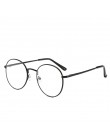 Ultra lekkie okulary do czytania Vintage metalowa okrągła oprawka krótkowzroczność okulary klasyczne krótkowzroczne okulary