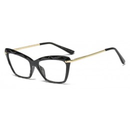 Jasne kocie oko okulary przezroczyste okulary oprawki do okularów korekcyjnych luksusowe marki modne okulary do czytania armação