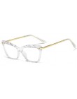 Jasne kocie oko okulary przezroczyste okulary oprawki do okularów korekcyjnych luksusowe marki modne okulary do czytania armação