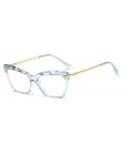 Jasne kocie oko okulary przezroczyste okulary oprawki do okularów korekcyjnych luksusowe marki modne okulary do czytania armação