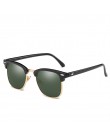 RBRARE semi-rimless markowe designerskie okulary przeciwsłoneczne damskie/męskie spolaryzowane UV400 klasyczne óculos De Sol Gaf