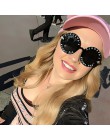 Moda Unisex okrągłe okulary w stylu retro kobiety okulary vintage koło klasyczne pszczoła list okulary mężczyźni odcienie Visor 