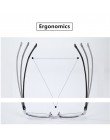 Blokujące niebieskie światło okulary do czytania Bifocal Multifocal Rimless elastyczne okulary Presbyopia mężczyźni kobiety Supe