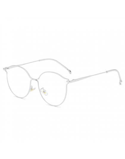 YOOSKE blokujące niebieskie światło kocie oko ramki okularów kobiet trendy marka projektant jasne okulary optyczne moda komputer