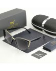 MUSELIFE Cateye okulary przeciwsłoneczne damskie Vintage okulary gradientowe Retro okulary przeciwsłoneczne kocie oczy okulary d