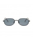Vintage małe Octagon okulary przeciwsłoneczne damskie 2019 moda damska odcień marka projektant kwadratowa rama metalowa okulary 