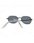Vintage małe Octagon okulary przeciwsłoneczne damskie 2019 moda damska odcień marka projektant kwadratowa rama metalowa okulary 