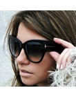 DJXFZLO 2019 nowe modne okulary przeciwsłoneczne damskie marka projektant klasyczne mody Sexy panie gradientowe okulary óculos D
