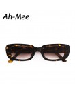 2020 małe okulary przeciwsłoneczne damskie męskie Trendy Vintage marka projektant Hip Hop kwadratowe gradientowe szkła okulary p