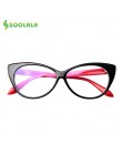 SOOLALA kocie oko blokujące niebieskie światło okulary do czytania kobiety anti Glare Presbyopic komputer okulary ramka okulary 
