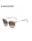 KINGSEVEN 2020 spolaryzowane okulary damskie gradientowe szkła luksusowe marki Lentes de sol Mujer