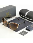 MUSELIFE Cateye okulary przeciwsłoneczne damskie Vintage okulary gradientowe Retro okulary przeciwsłoneczne kocie oczy okulary d