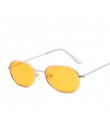 Vintage małe Octagon okulary przeciwsłoneczne damskie 2019 moda damska odcień marka projektant kwadratowa rama metalowa okulary 