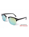 RBRARE semi-rimless markowe designerskie okulary przeciwsłoneczne damskie/męskie spolaryzowane UV400 klasyczne óculos De Sol Gaf