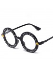 Moda Unisex okrągłe okulary w stylu retro kobiety okulary vintage koło klasyczne pszczoła list okulary mężczyźni odcienie Visor 