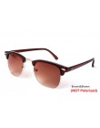 RBRARE semi-rimless markowe designerskie okulary przeciwsłoneczne damskie/męskie spolaryzowane UV400 klasyczne óculos De Sol Gaf