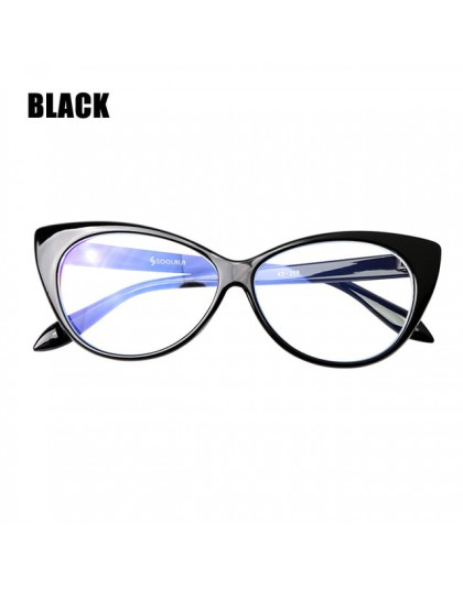 SOOLALA kocie oko blokujące niebieskie światło okulary do czytania kobiety anti Glare Presbyopic komputer okulary ramka okulary 