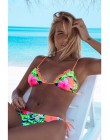 Biquini drukuj 2019 kwiatowy bikini kobiety wzburzyć stroje kąpielowe Feminino dwuczęściowy strój kąpielowy Sexy stroje kąpielow