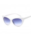 Nowe małe klasyczne damskie okulary przeciwsłoneczne damskie Vintage luksusowe plastikowe markowe okulary przeciwsłoneczne kocie