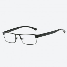 Zilead męskie metalowe okulary korekcyjne do czytania męskie Businesss HD nadwzroczność okulary Presbyopic z dioptrii + 1.0to + 