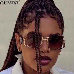 Nit Vintage okulary przeciwsłoneczne damskie luksusowe okulary przeciwsłoneczne męskie moda duże oprawki Retro okulary przeciwsł