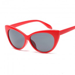 Nowe małe klasyczne damskie okulary przeciwsłoneczne damskie Vintage luksusowe plastikowe markowe okulary przeciwsłoneczne kocie