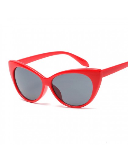 Nowe małe klasyczne damskie okulary przeciwsłoneczne damskie Vintage luksusowe plastikowe markowe okulary przeciwsłoneczne kocie