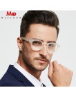 Meeshow okulary do czytania Retro męskie okulary z dioptrii okrągły styl europejski jakości kobiet okulary białe okulary do czyt