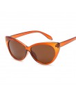 Nowe małe klasyczne damskie okulary przeciwsłoneczne damskie Vintage luksusowe plastikowe markowe okulary przeciwsłoneczne kocie