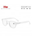Meeshow okulary do czytania Retro męskie okulary z dioptrii okrągły styl europejski jakości kobiet okulary białe okulary do czyt