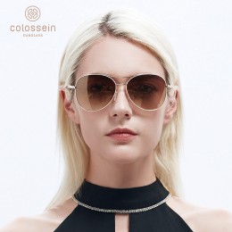 COLOSSEIN okulary przeciwsłoneczne damskie Vintage okulary Retro damskie okulary spolaryzowane okulary mężczyźni okulary do jazd