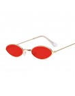 Vintage małe owalne okulary przeciwsłoneczne kobiety luksusowe marka czarne złoto ramki okulary przeciwsłoneczne damskie męskie 