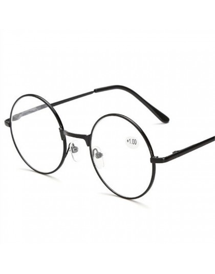 Iboode Retro metalowe okrągłe okulary do czytania wykończone dioptrii + 1.0 1.5 2.0 2.5 3.0 3.5 Unisex czytanie okulary do czyta